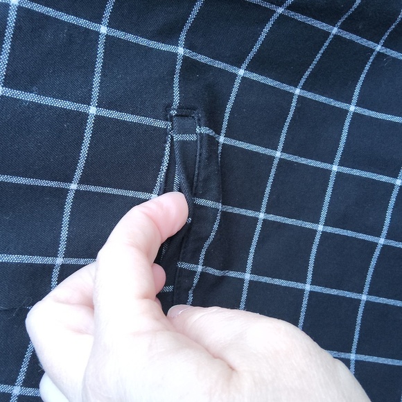 Old Navy women's black pants with white stripes size 14 - Picture 7 of 7